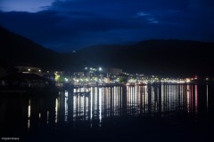 Luminitele orasului la ceas de seara