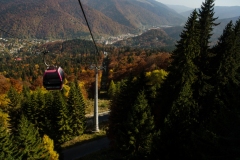 Vedere din Gondola catre Sinaia