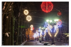 Parcul Copou cu Iluminatul festiv aprins