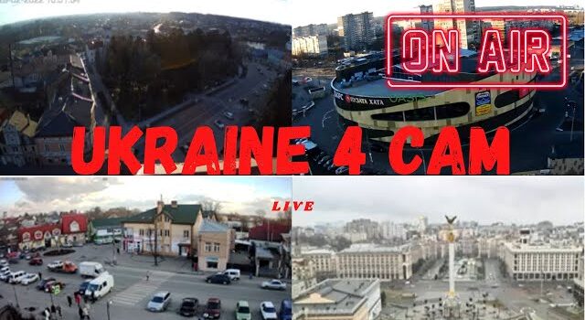 Live webcam from: Kiev and Gorodok, Ukraine War