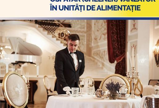 Curs de OSPĂTAR (CHELNER) VÂNZĂTOR in Județul VASLUI!